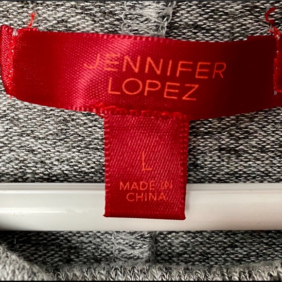 Jennifer Lopez Twist Front Long Sleeve Top Large - Picture 3 of 7